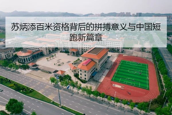苏炳添百米资格背后的拼搏意义与中国短跑新篇章